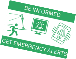 emergency preparedness - be informed, get emergency alerts