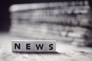 news releases - news spelled in blocks