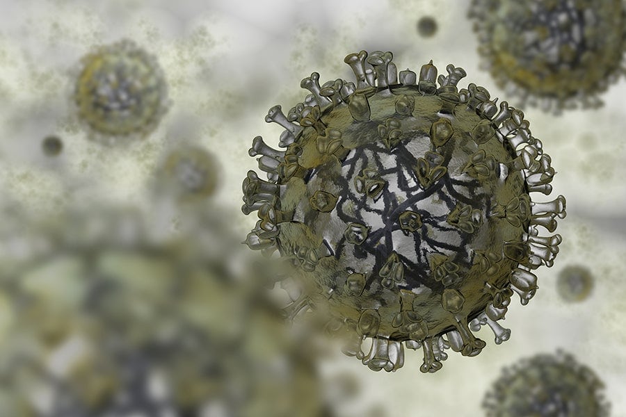 current health responses - Realistic model of flu virus