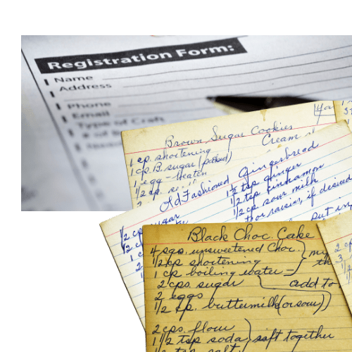 home-to-market food operation registration - written recipes