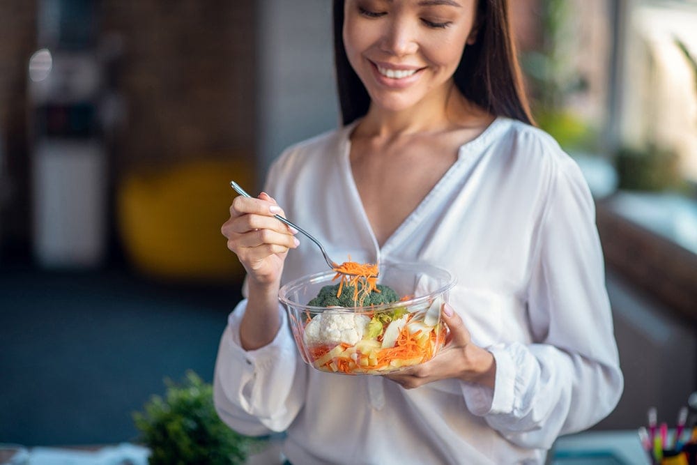 Personal Health Services (PHS)/Public Health Nursing - woman eating healthy food