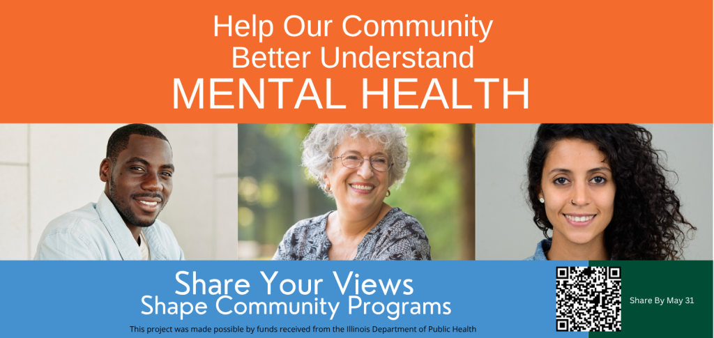 help our community better understand mental health. share your views, shape community programs